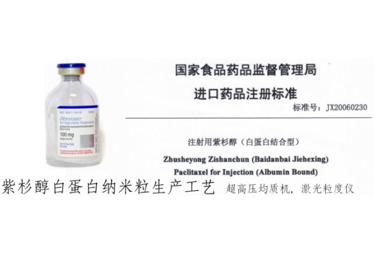 白蛋白納米粒處方實驗服務  (載藥率，含藥量，包峰率，粒徑分析，穩定性研究）